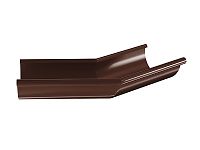 Угол желоба внешний 135° Aquasystem "Премиум" 125/90 мм RAL 8017 - коричневый шоколад