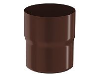 Соединитель труб Aquasystem "Премиум" 150/100 мм RAL 8017 - коричневый шоколад