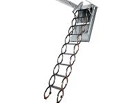 Лестница металлическая ножничная термоизоляционная FAKRO LST 60*90*260-280 см