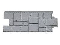 Фасадная панель 1102,5*417,4 (982*383) GL Крупный камень Classic серый