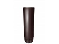Труба круглая L=1 м Grand Line 125/90 мм RAL 8017 - коричневый шоколад