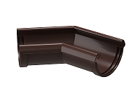 Угол желоба универсальный 135 гр. Docke Lux 140 мм шоколад