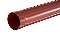 Труба круглая L=1 м Aquasystem 125/90 мм RR 29 - красный