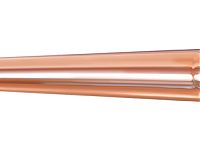 Труба водосточная (фальц) 0,6 мм, L=1 м Aquasystem CU-медь 125 (280)/90 мм Classic