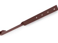 Кронштейн карнизный Optima RAL 8017 - коричневый шоколад
