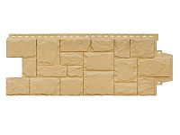 Фасадная панель 1102,5*417,4 (982*383) GL Крупный камень стандарт песочная